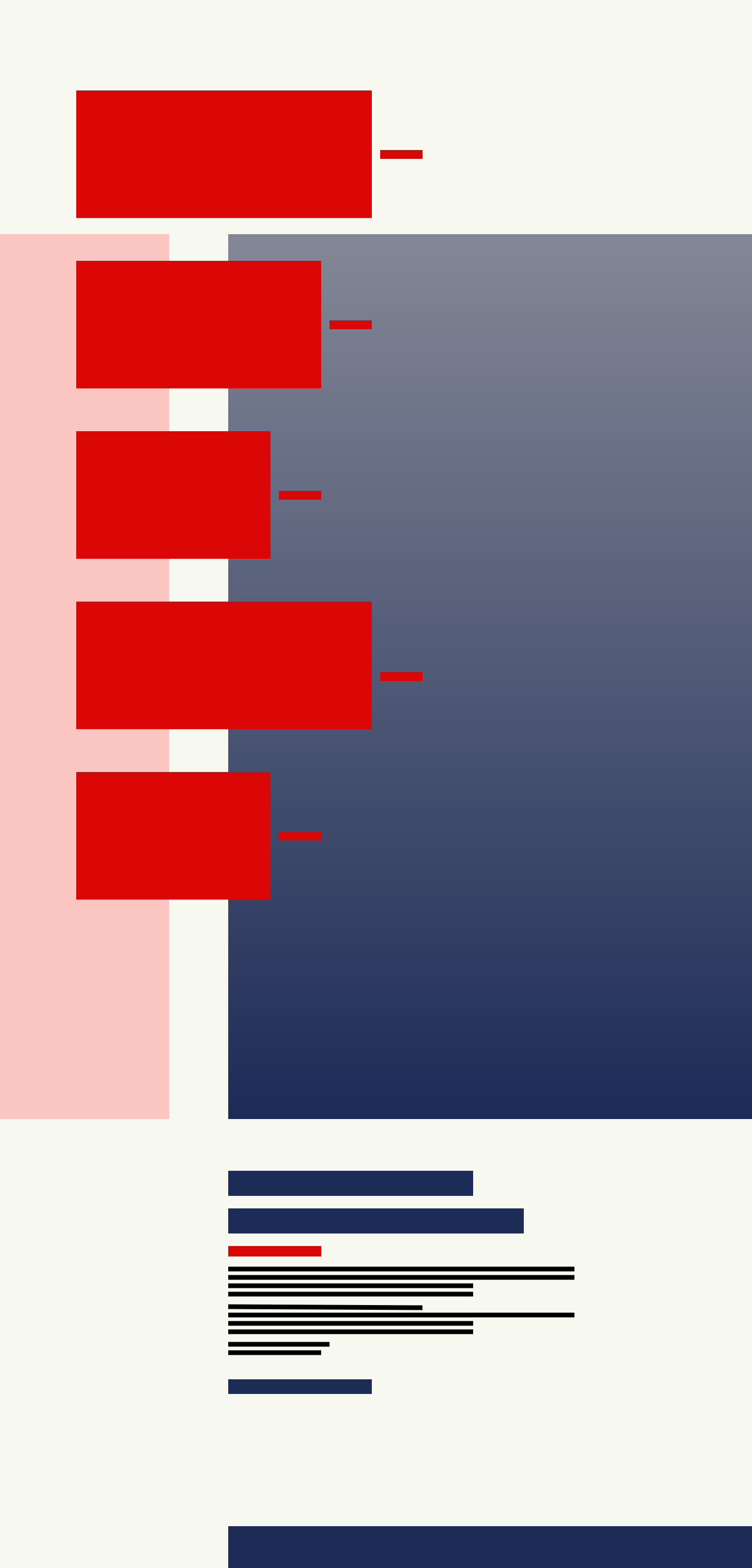 red and blue gradient rectangles